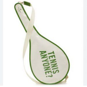 Kate Spade Make A Racquet Tennis racket Bag like new no tags RARE!!